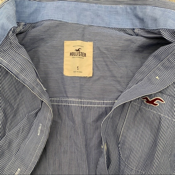 Hollister Pinstripe Button Up Shirt - Picture 3 of 3